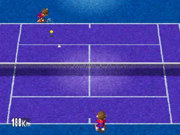 One Two Smash - Tanoshii Tennis (JP) screen shot game playing